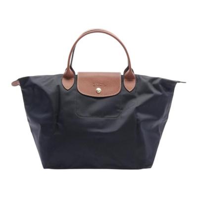 Le Pliage Original Сумка-тоут из нейлона с принтом логотипа Средняя Женская сумка-тоут Черный L1623089001