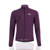 Morethan Long Sleeve Cycling Jacket Windbreaker Double Reflective Unisex (3XL / Burgundy) Men's/Women's (Windproof, Zipper, Material, Pockets,