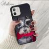 Чехол для телефона Schnauzer для iPhone 11 12 13 14 Pro Max mini X XR XS SE 2020 5 6S 7 8 Plus Samsung Galaxy S21 S22 Cover shell
