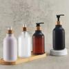 500ml Soap Dispenser Refillable Plastic Shoulder Bottle with Lotion Pump Shampoo Shower Gel Bottles Refillable Lotion Liquid
