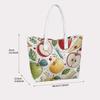 Cute Fruit Pattern Tote Bag Casual Fashion Daily Handbag Lightweight Ladies Shopping Shoulder Bag