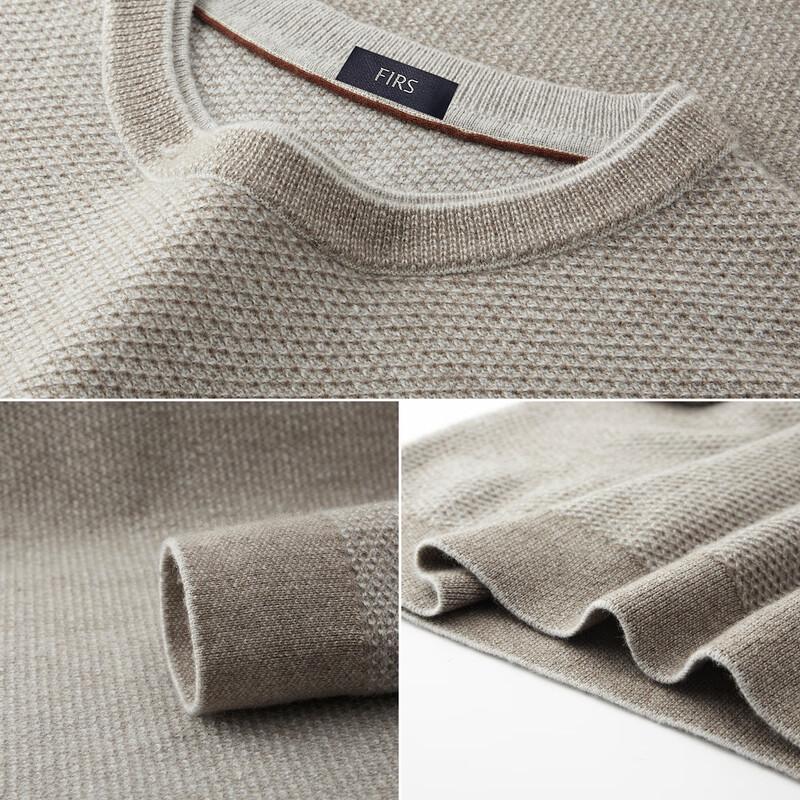 Мужской свитер Shanshan из 90% шерсти и 10% кашемира с круглым вырезом