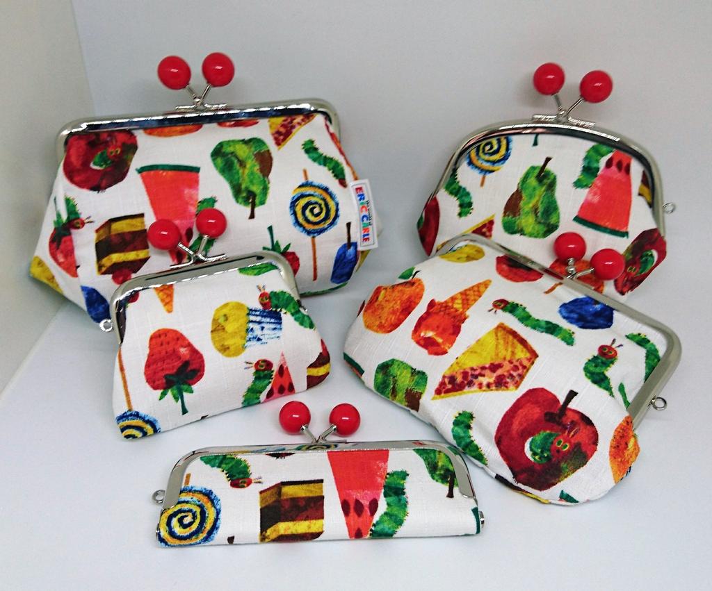 The Very Hungry Caterpillar Japanese Goods Square Coin Purse with Fruit Design 56143 2.5mm