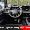 Для Toyota Camry 2024 2025 Накладка-декоративная панель рулевого колеса из углеродного волокна, элементы отделки интерьера, аксессуары