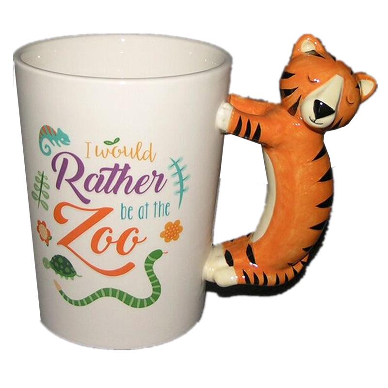 Стерео Птица Керамическая Чашка Марка Нарисованная вручную 3D Чашка Животного