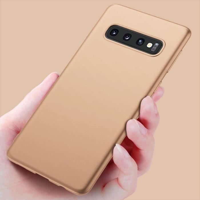 Case - Samsung - S10 - Silicone - Shockproof - Golden