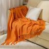 Throw Blankets for Couch - Decorative Woven Throws Blanket with Tassels - Soft and Lightweight Farmhouse Throw Blankets for Sofa and Bed