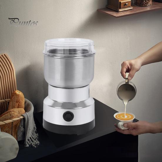 Электрическая кофемолка для специй, перца, мини-зерна, ультратонкая пищевая мельница, простая в управлении одной рукой, мельница для кофейных зерен, риса, специй, трав