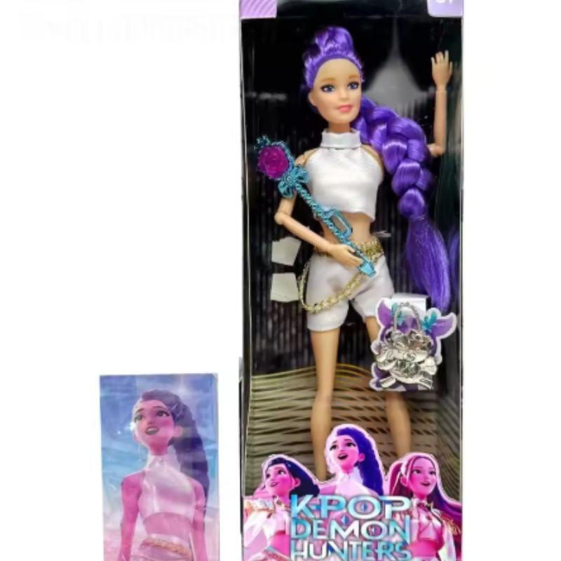 ??      Аниме K-pop Охотники на демонов Кукла Виниловая игрушка Руми Мира zoi Персонаж виниловая маска фигурка Подарок на день рождения Подарки фан-клуба