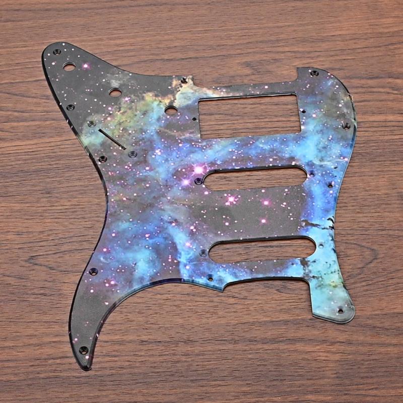3 Ply 11 Holes Guitar Bass Pickguard Scratch Plate Pick Guards for 4 String Standard Bass Guitar Musical Instrument Part