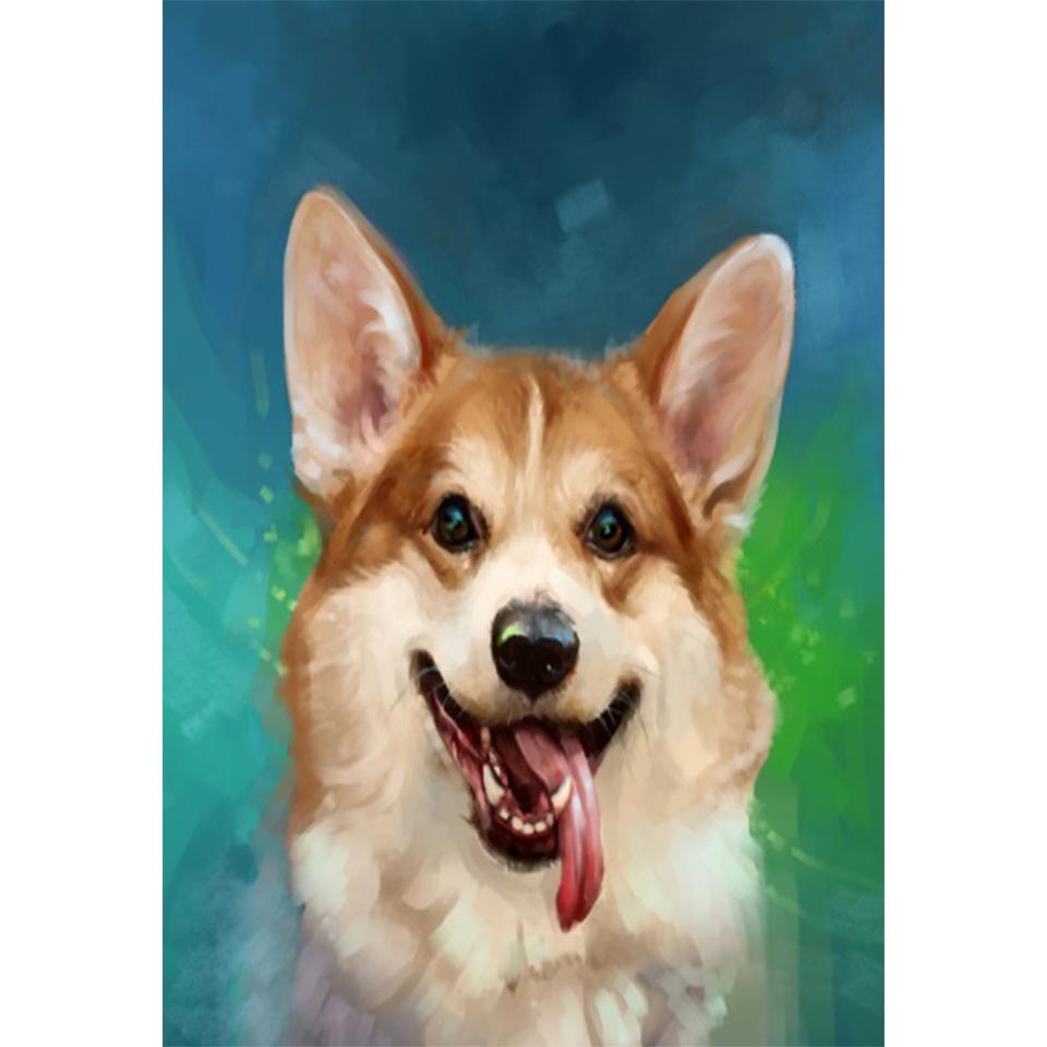 5D DIY алмазная живопись животное собака набор для вышивки крестом полная Алмазная вышивка горный хрусталь подарок украшение дома мозаика художественная картина