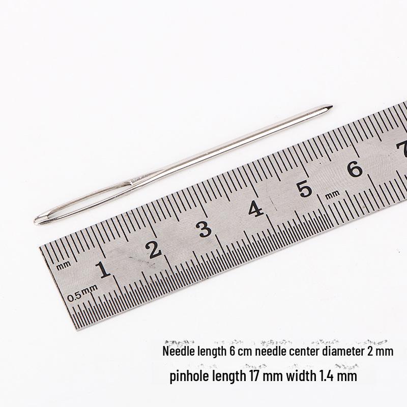 Набор тупых игл с большим ушком для свитера, вышивки лентами и вязания