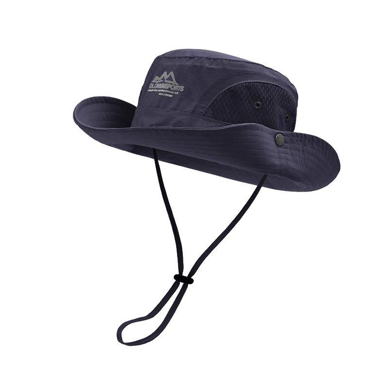 Outdoor fishing UV protection bucket hat western cowboy hat men and women hiking camping mountain sun hat