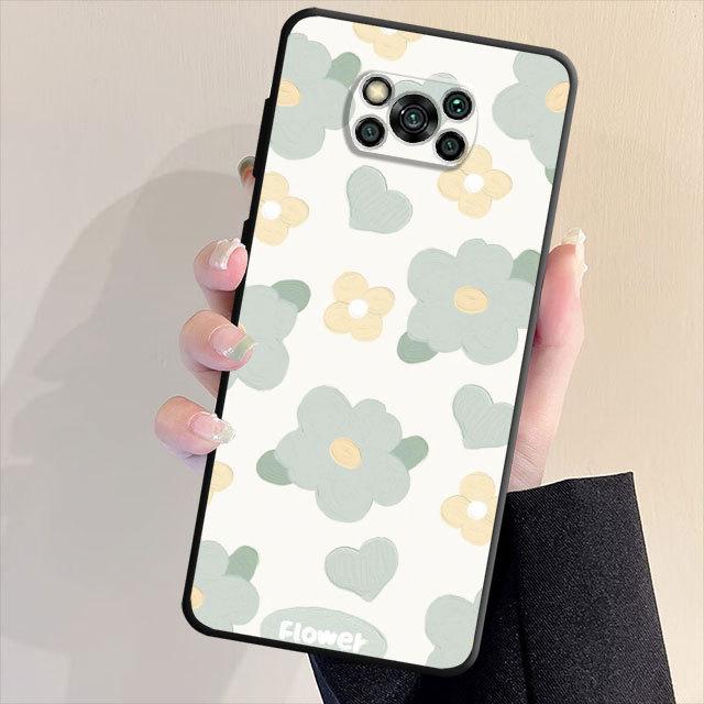 Силиконовый матовый чехол для Samsung Galaxy S21 S22 S20 Note 20 Ultra 10 Plus 8 9 S23 S22 Ultra 5g Note20 S20 с милым цветочным чехлом