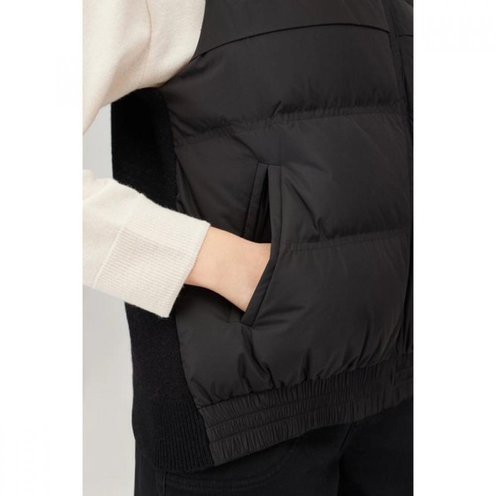 Benetton Jacquard Knit Duck Down Vest Bapde3561