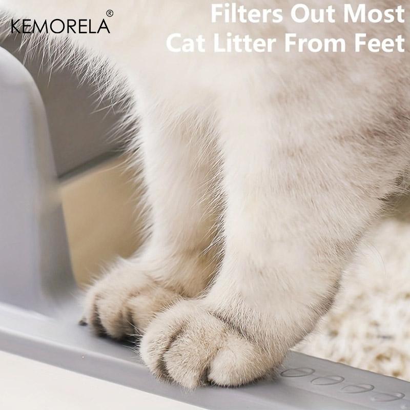 Extra Large Stainless Steel Cat Litter Box with High Wall Enclosure Non-Stick Leak Proof Easy to Clean Includes Lid