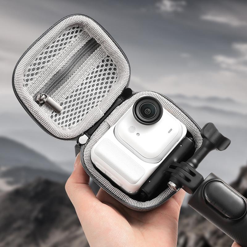 Портативная мини-сумка для хранения для спортивной камеры Insta360 Go Ultra, Защитный чехол-контейнер, Сумка из ПУ, Аксессуары