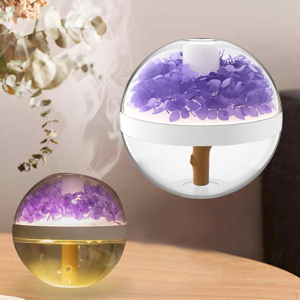 Мини-ароматический диффузор 270 мл, беззвучный с ночником, для офиса, тумбочки, спальни