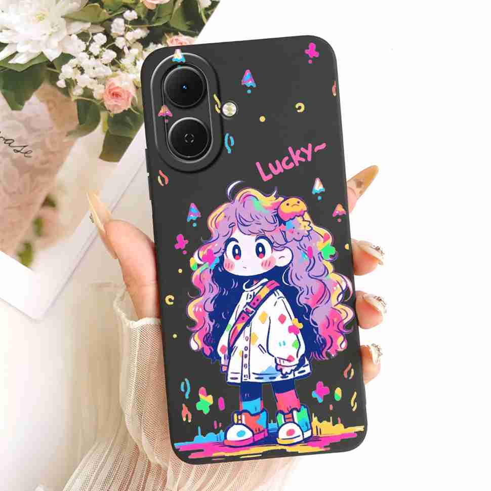 For Tecno Spark Go 2 Case Astronaut Girls Pattern Soft Cases For Tecno Spark Go2 SparkGo2 KM4 Silicon Covers Bumper