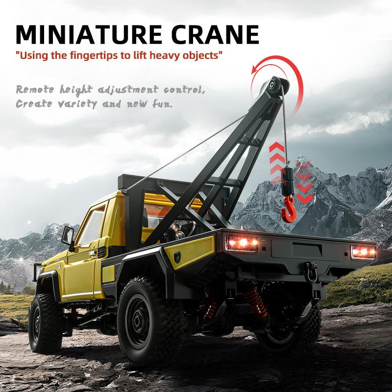 1:12 2,4 ГГц Радиоуправляемый Гусеничный Кран Грузовик 4WD с Дистанционным Управлением Внедорожный Пикап Модель RC Скалолазного Автомобиля Игрушка для Детей Взрослых Подарок