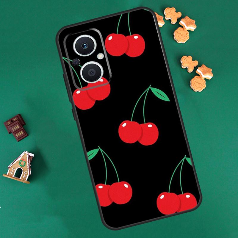 Черный розовый вишневый чехол для OPPO Reno 10 Pro 4Z 5Z 8T 4 5 6 7 8 Lite OPPO Find X6 Pro X3 X2 Neo X5 Lite Cover