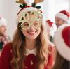 Новогодний ободок Детский Взрослый Блестящие аксессуары для волос Забавные очки Реквизит для фотосессии Рождественское украшение Новогодние подарки