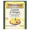 Трава Twinings Лимон и Имбирь без кофеина, 20 чайных пакетиков (30г)