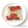 100 шт. Одноразовые шпажки для фруктов и закусок, шпажки для гамбургеров, бамбуковые палочки для украшения, палочки для фуршета, инструмент для бенто