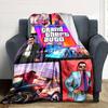 Grand Theft Auto Blanket Soft & Cozy Great for Couch Chair Office for All Seasons Playful Design Perfect Gift for Relatives and Friends