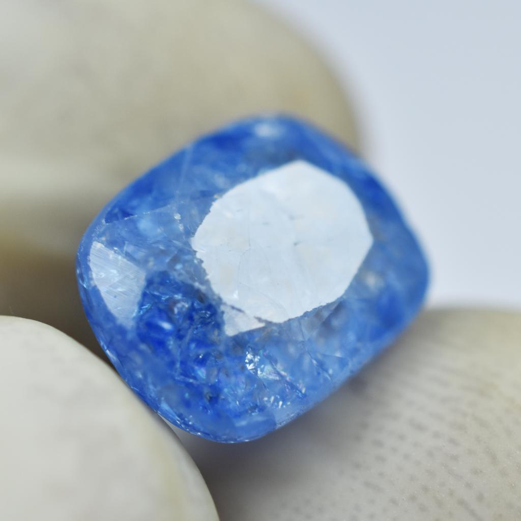 5.35 Carat Cushion Shape Blue Sapphire Natural Loose Gemstone