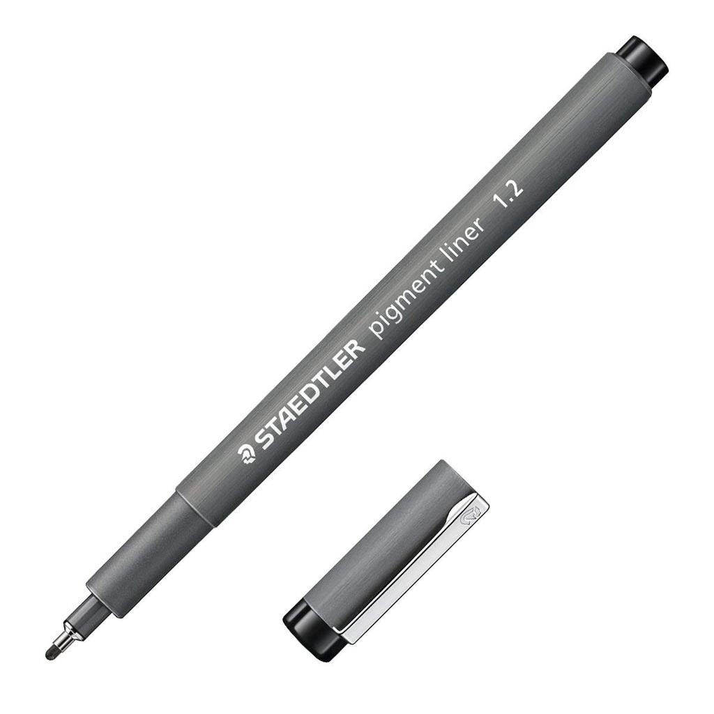 Staedtler Pigment 308 Liner, 1,2 мм, Черный, 12-9