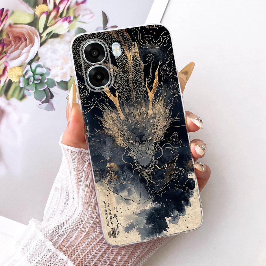 Крутой Стиль Мультяшная Модная Чехол для Телефона Для Oppo A6x A6s A6t A6 4G 5G / Oppo A6T Pro 4G Fundas Прозрачный Мягкий Силиконовый Coque Чехол