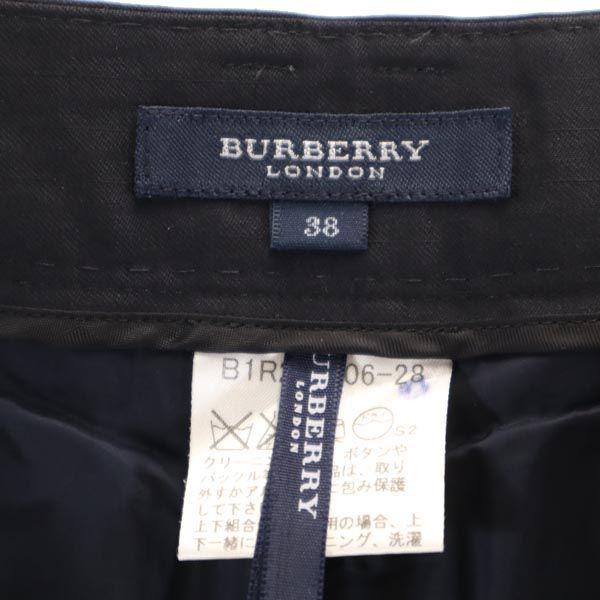 Burberry Sanyo Shokai Сделано в Японии Шерстяные брюки в полоску 38 Женские Б/У