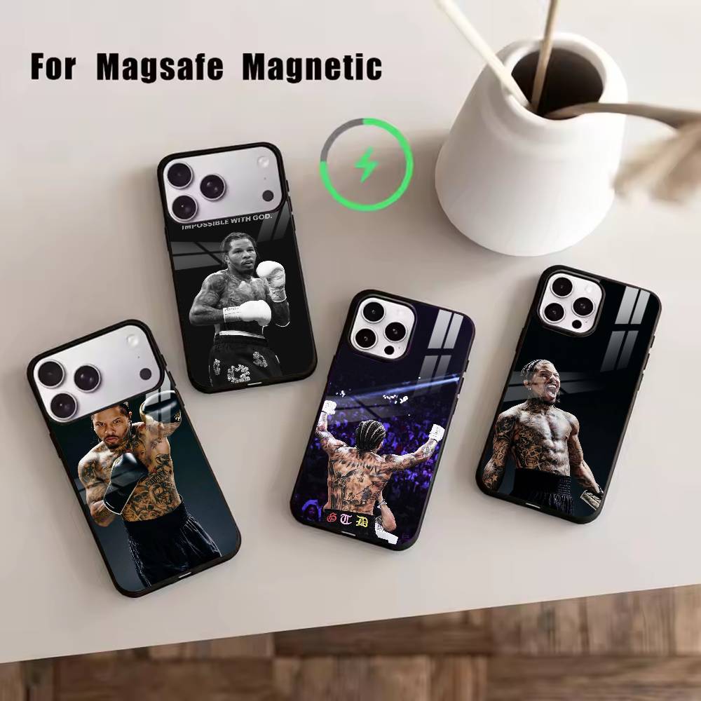 Чехол для телефона Gervonta Tank Davis для iPhone 17, 16, 15, 14, 13, 12, 11 Plus, Pro, магнитный, с поддержкой беспроводной зарядки MagSafe