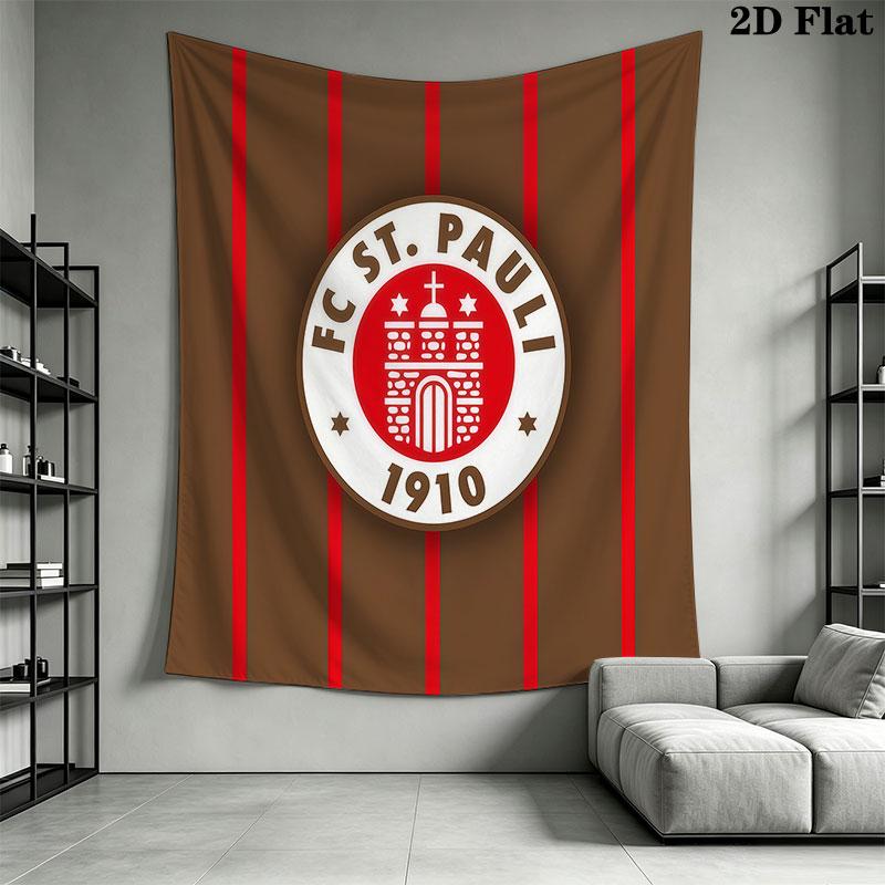 St. Pauli club Wall Hanging Printed Fabric Blanket Decorative Tapestries for Bedroom Living Room Home Decor