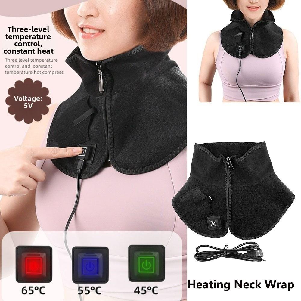 Soft Neck And Shoulder Heating Pad USB Heating Electric Warmer Shawl Heating Neck Wrap  Home