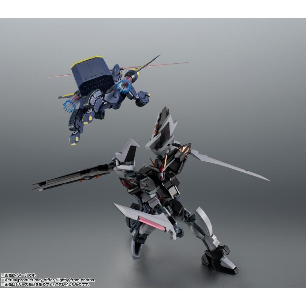 Gundam SEEd StargazEr ThE Robot Spirits  SidE Ms  Gat X105E + Aqm E X09s strikE Noir Gundam vEr. а.н.и.м.Е.
