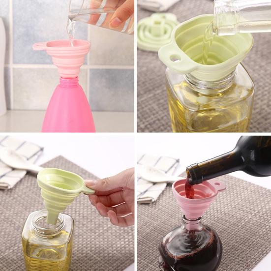 Выдвижная мини-воронка для масла и духов, инструмент для переноски жидкости, бытовой кухонный инструмент