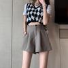 Spring and Summer Casual Suit Pants High-waisted Shorts New Style Loose and Slim Large Size Versatile Wide-leg Loose Pants