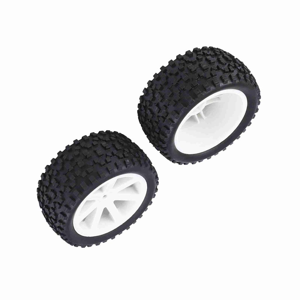 4 шт. 1/10 RC Truck резиновые шины колеса шины для ZD Racing Buggy Crawler Car белые