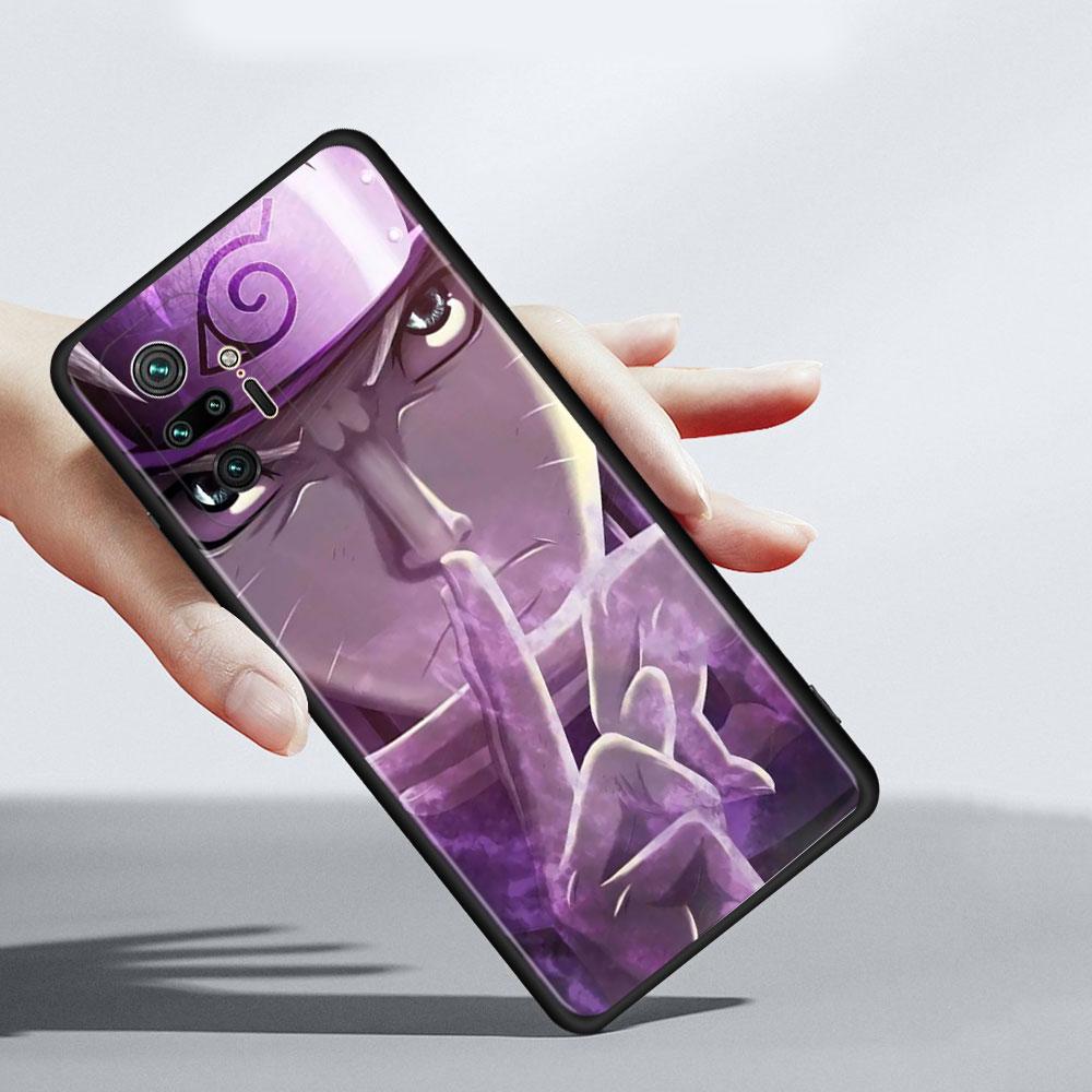 Чехол для телефона Xiaomi Redmi 9 9a 9c 8 k40 Note 9s 9 10 11 8 pro 7 11t 9t 8t, силиконовый чехол аниме Наруто Учиха Саске