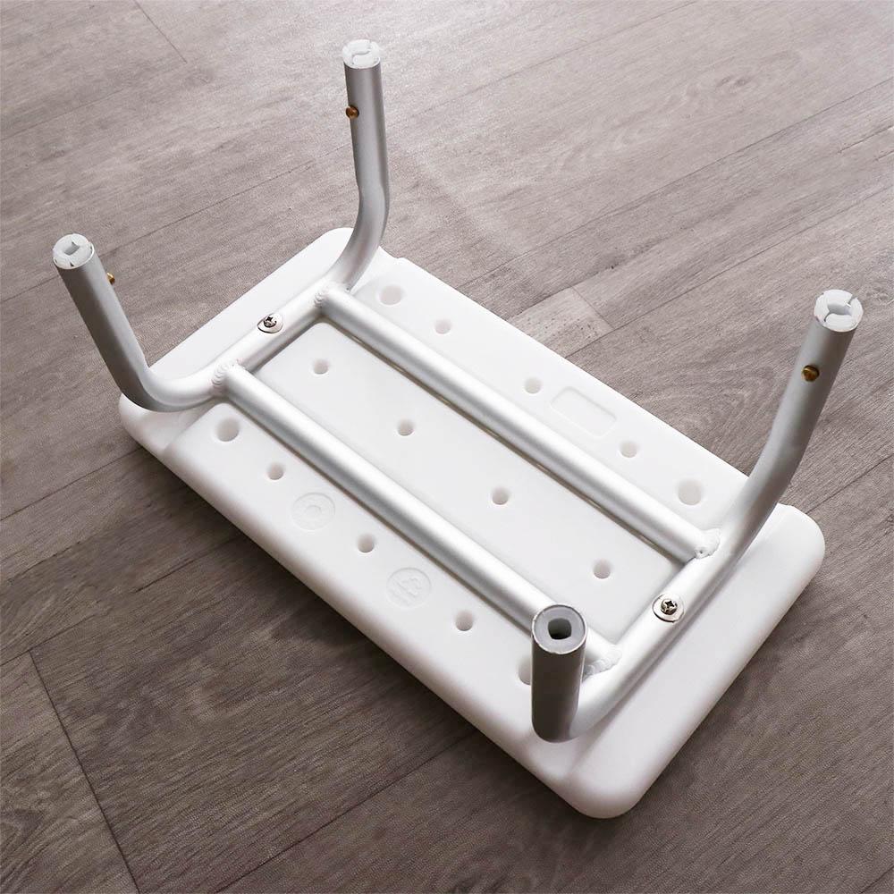 Портативный стул для ванны с нескользящими ножками, подставка для ног, удобные сиденья для душа и туалета