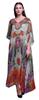 Bird & Floral Ladies Plus Size Kaftan Summer Wear Beach Coverup Kimono