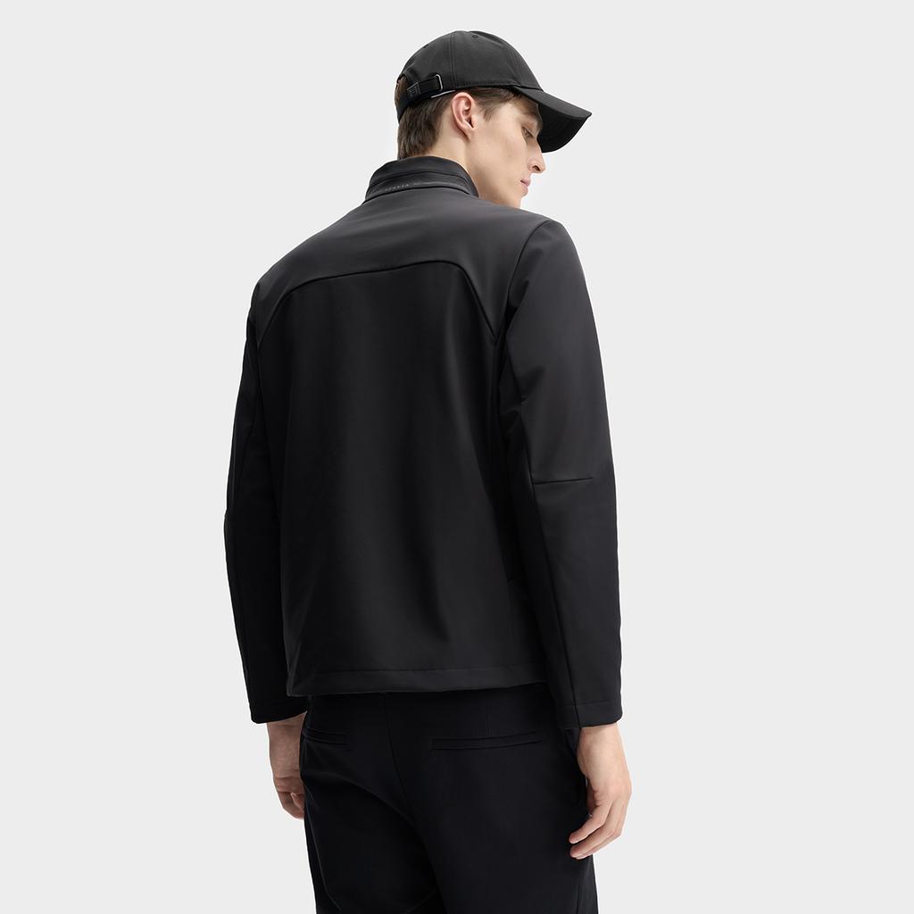 Fila Флисовая куртка со стойкой воротником Мужские куртки Черный F11M513701FBK