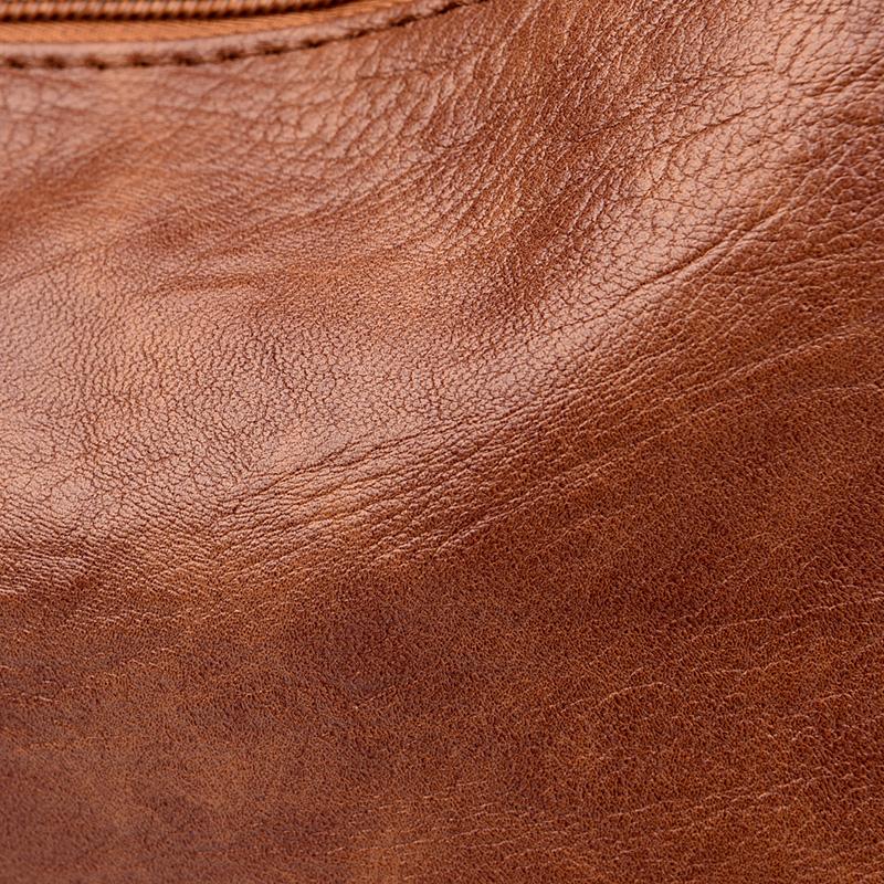 Женская кожаная сумка через плечо, однотонная большая сумка