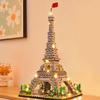 Модель Эйфелевой башни, конструктор с подсветкой - блоки, совместимые с Lego
