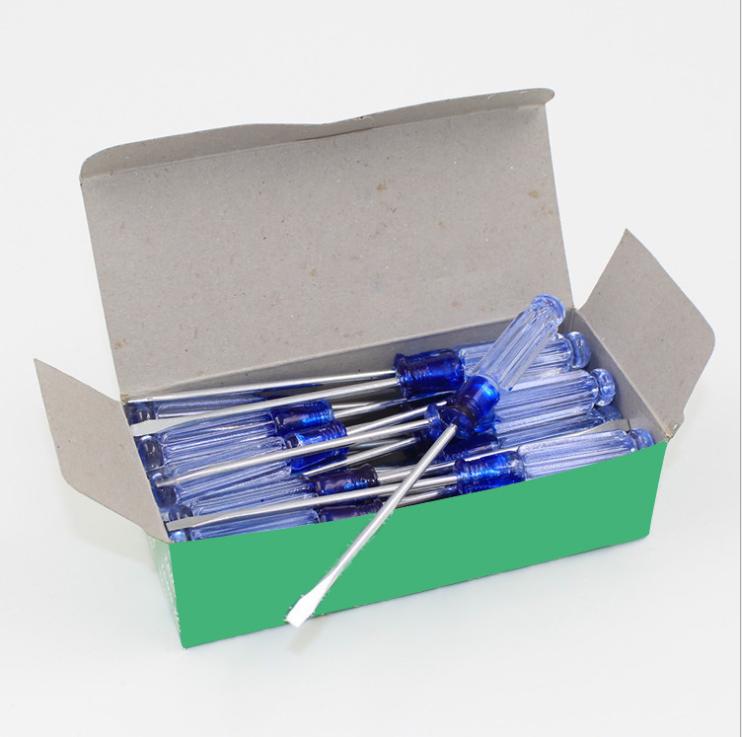 Набор мини-отверток 3 мм, кристально чистый, для телефонов и компьютеров - крестовая/плоская с небольшой монтировкой