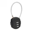 3 Digit Combination Hiking Steel Wire Ball Shaped Trunk Locks Gym Padlock Code Lock Bicycle Lock