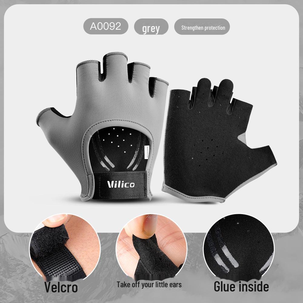 Перчатки для йоги Vilico Lulu Summer Fitness Half-Finger: Нескользящий, износостойкий, против мозолей