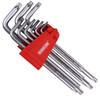 Набор длинных Torx-ключей RUBICON RTK-389L, метрический, 9 шт., T10-T50
